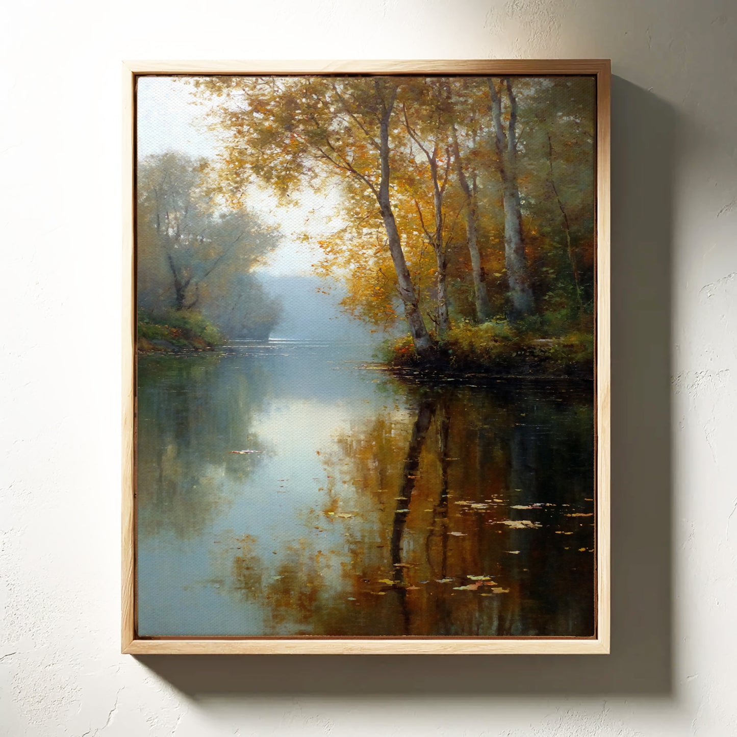 Autumn Reflections on Tranquil Waters