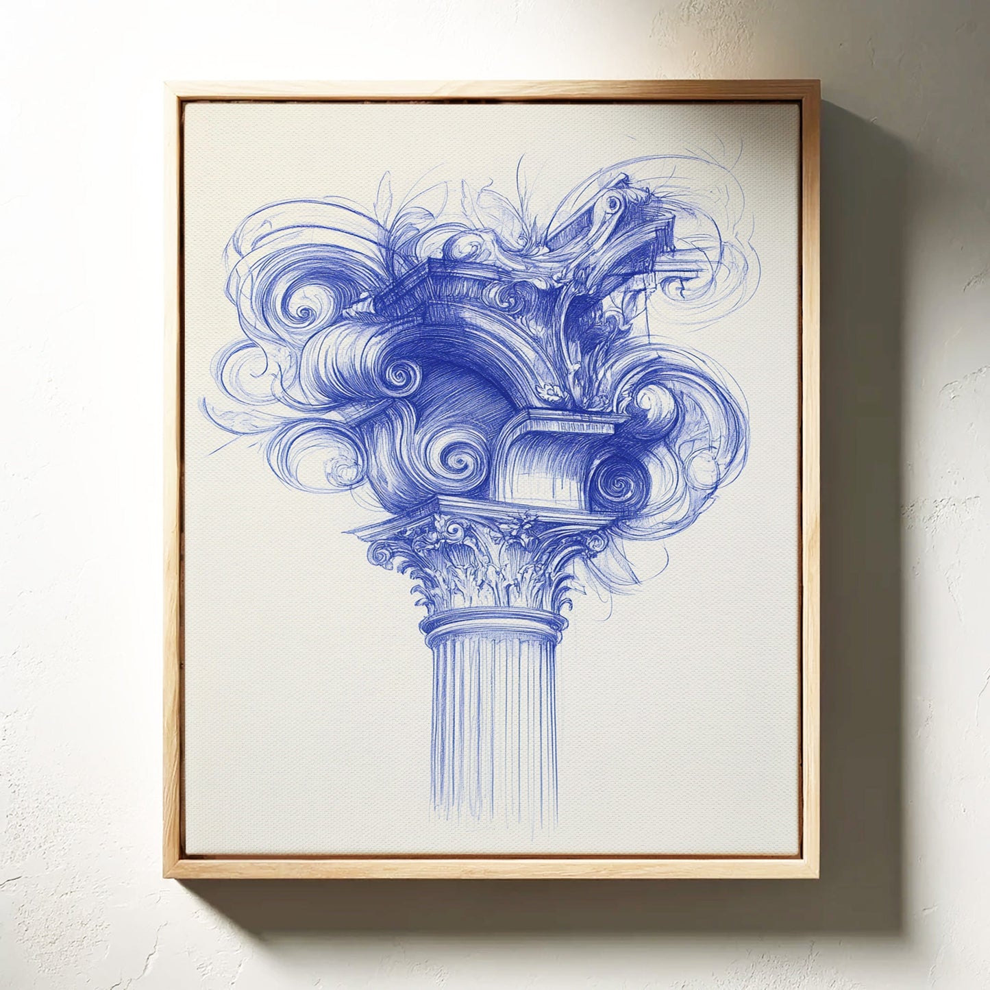 Corinthian Dreams In Cobalt Blue