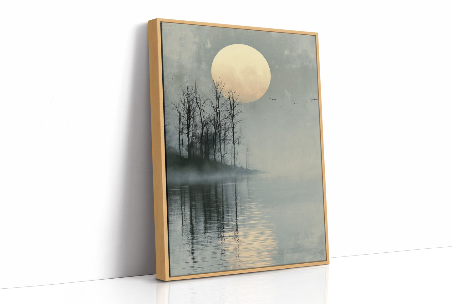 Bare Trees, Wide Water Moon