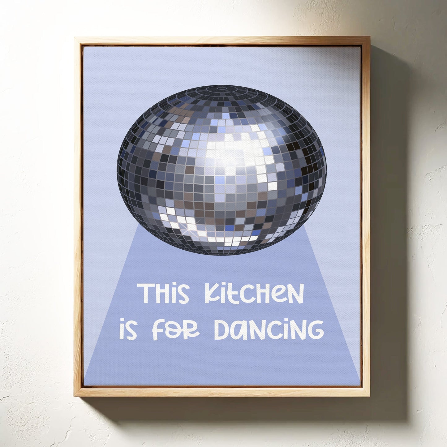 Moonlight Spins Through Kitchen Windows