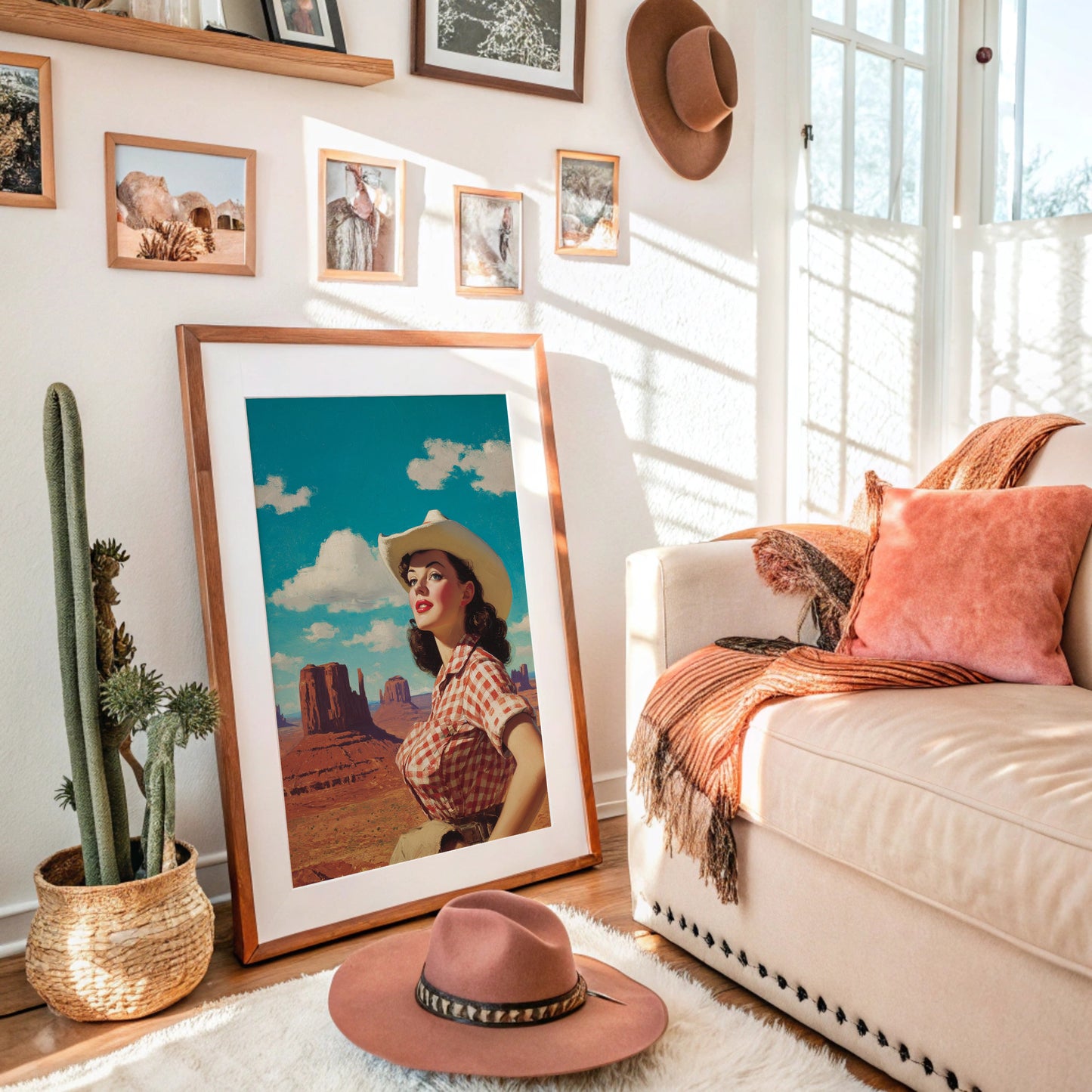 Red Gingham Meets Monument Valley