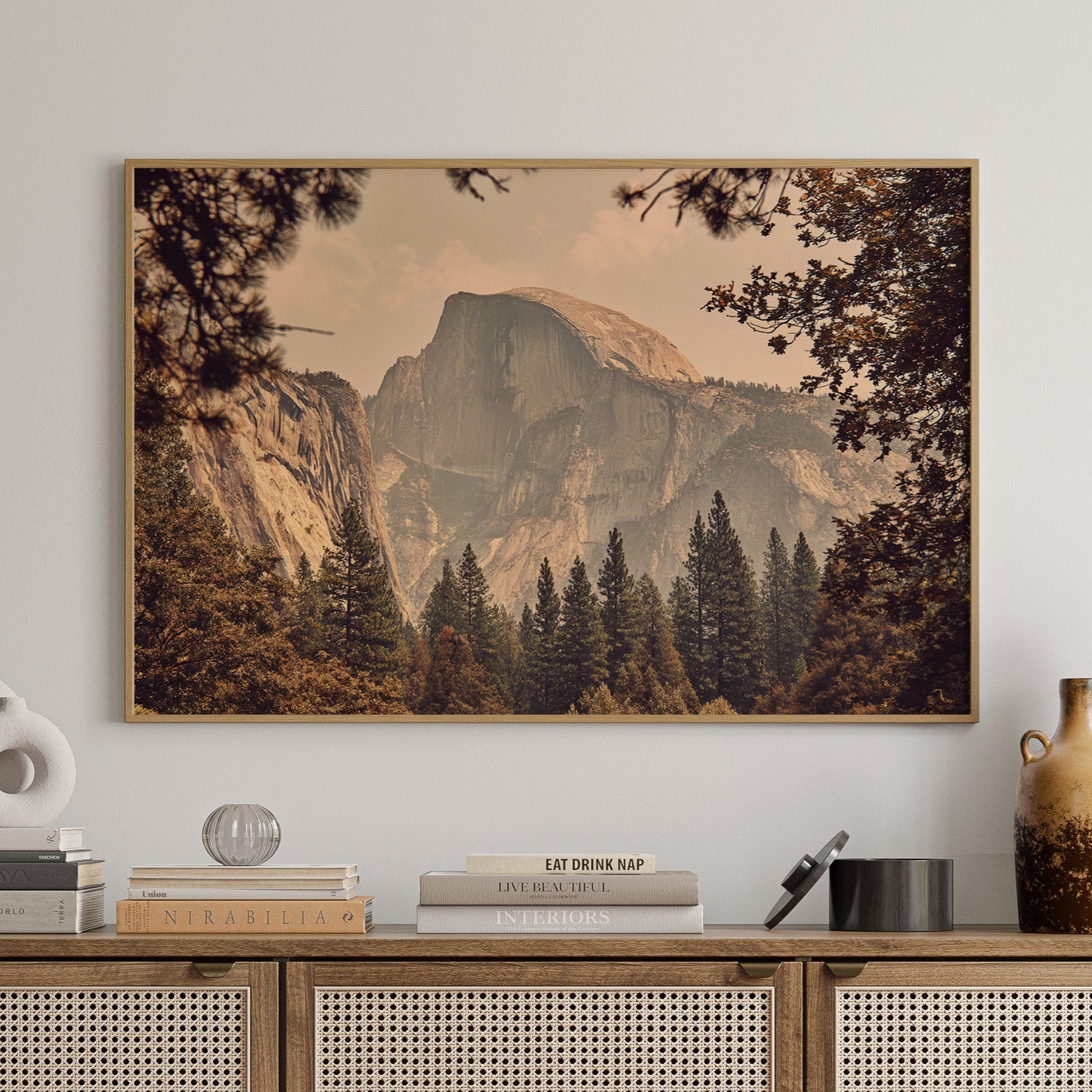 Ancient Granite Catches Golden Light