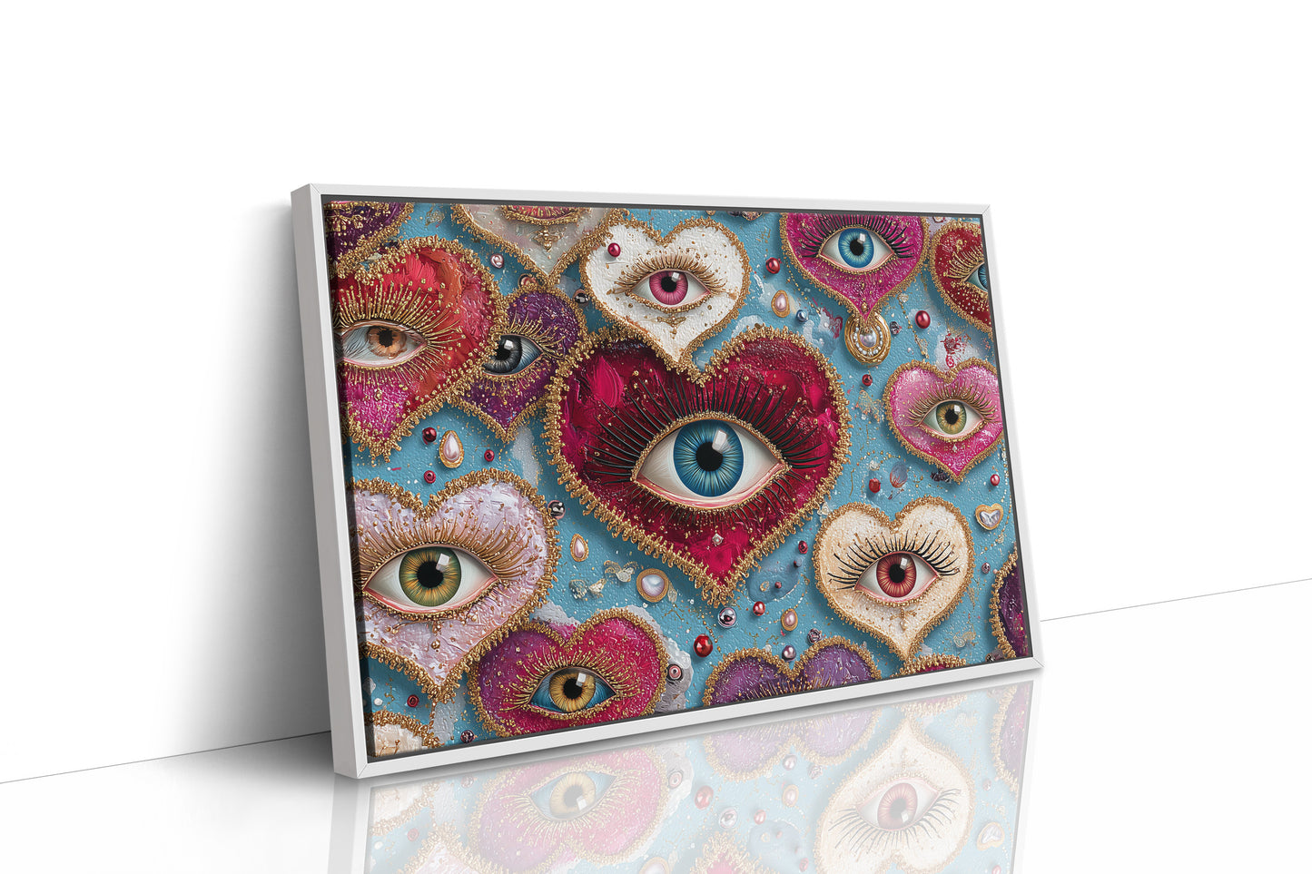 All Eyes in Velvet Hearts