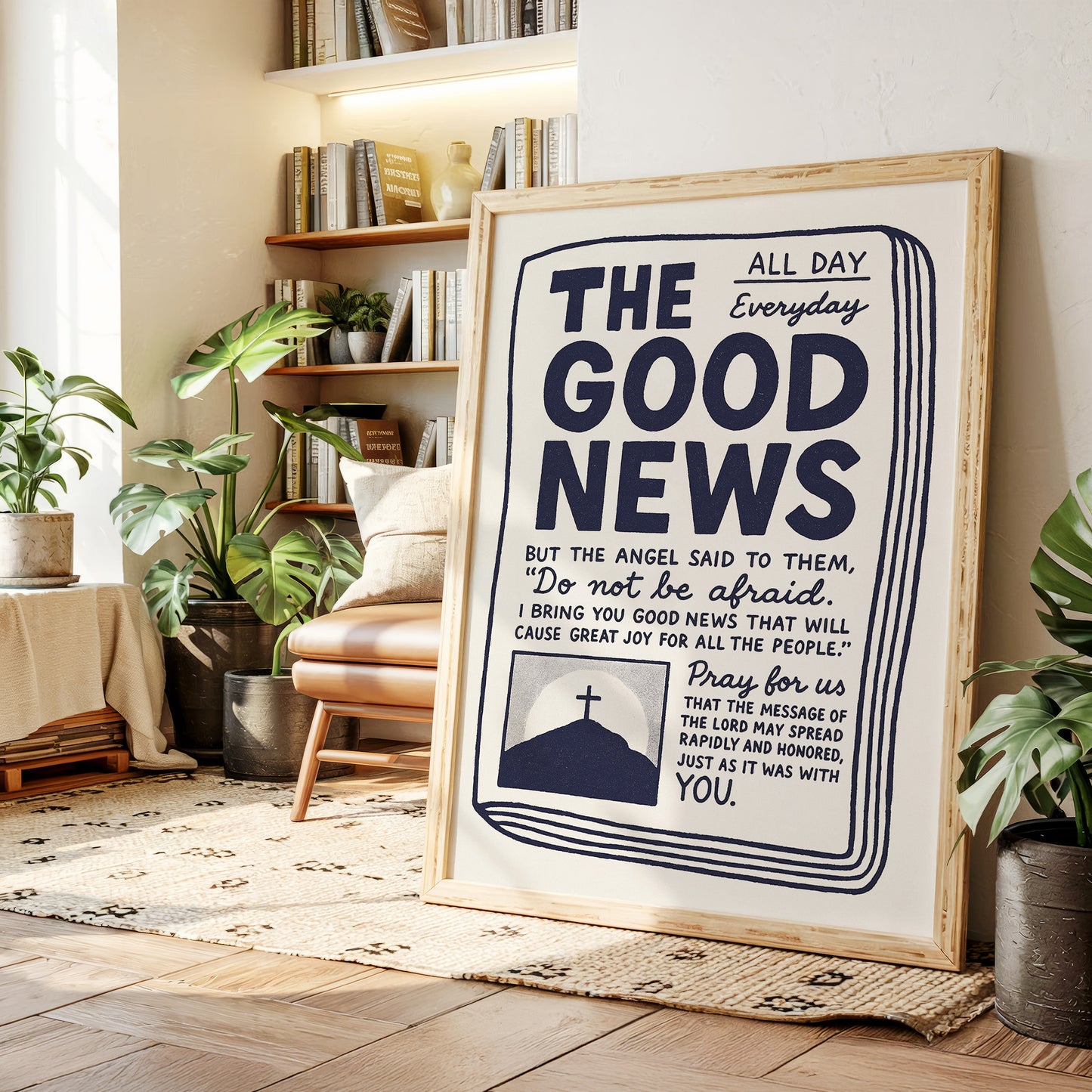 The Good News Everyday Scripture Print
