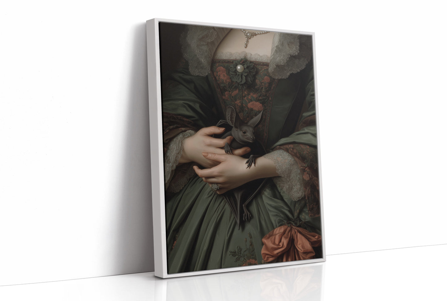 Curious Companion In Victorian Folds