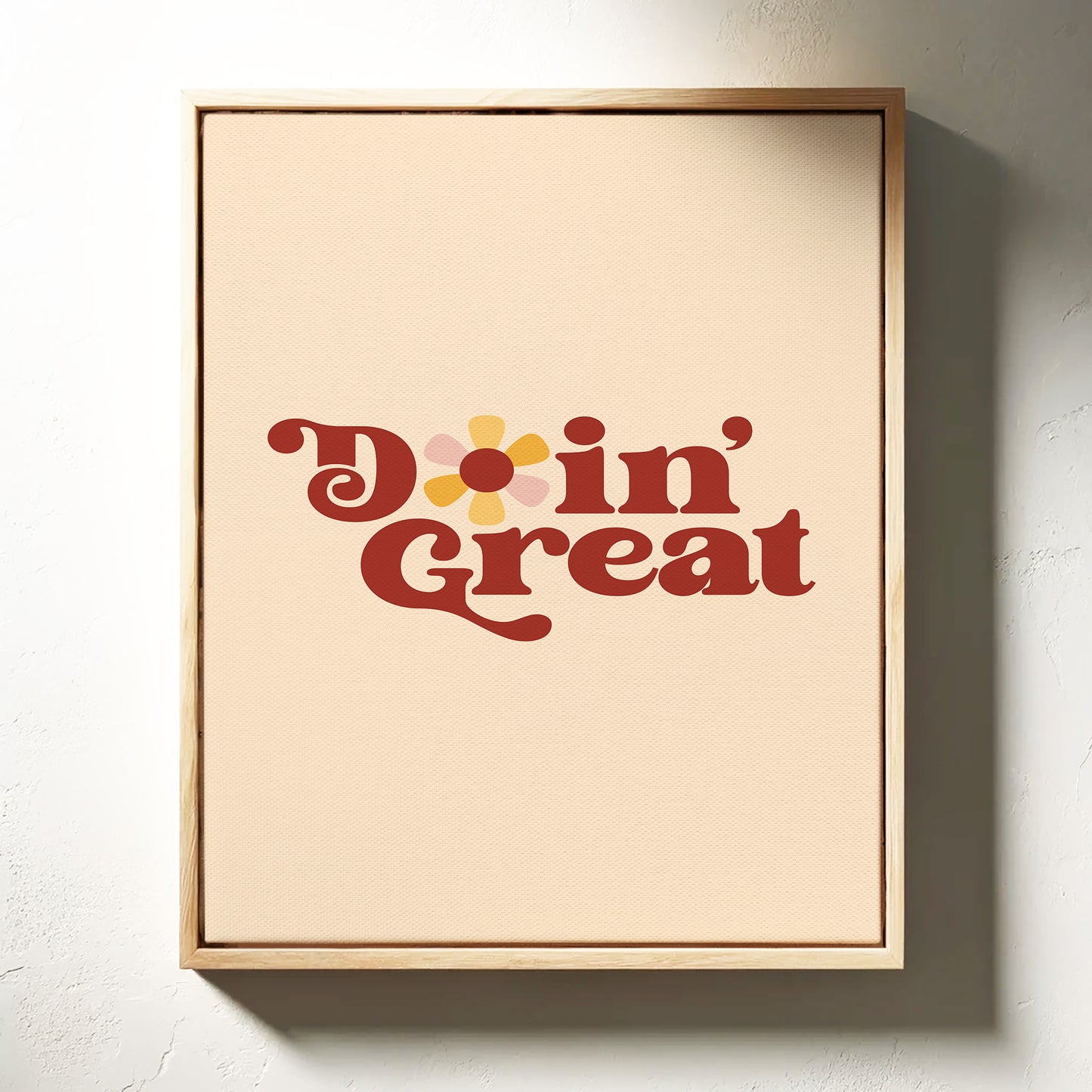 Retro Daisies Dance Through Time