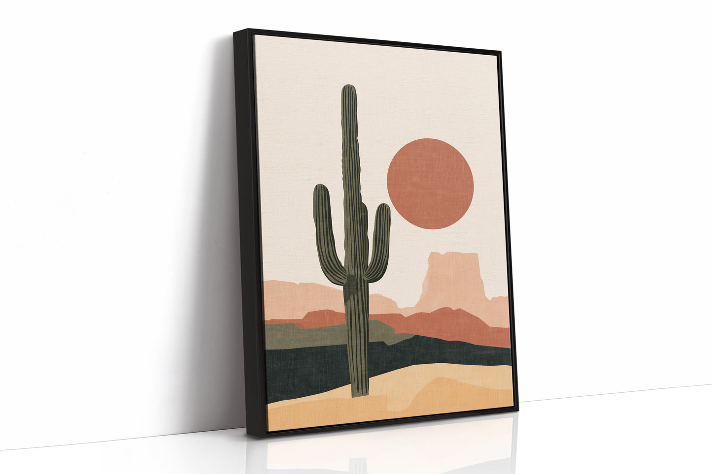 Minimalist Desert Sun Print