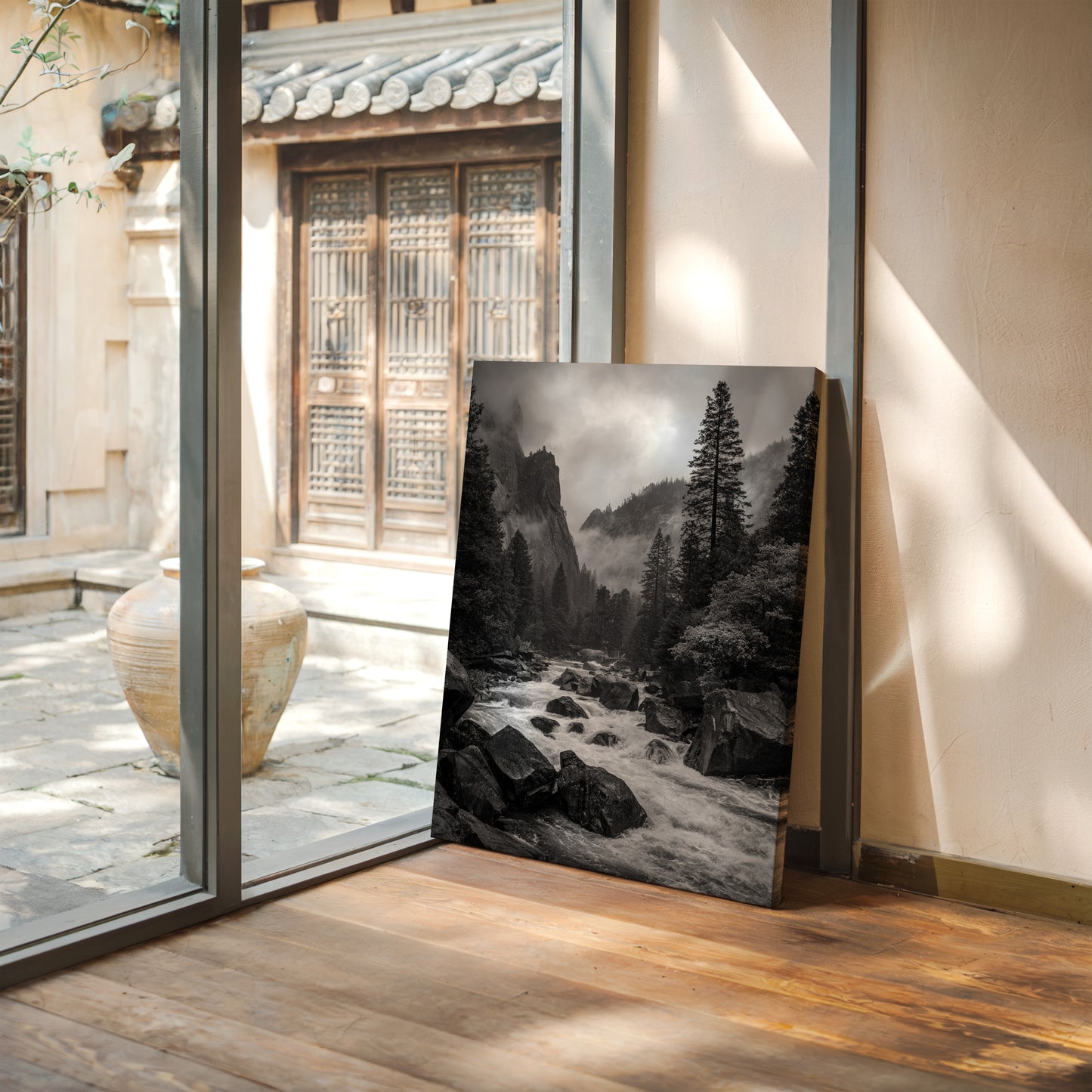 Veils of Mist Over Ancient Stones