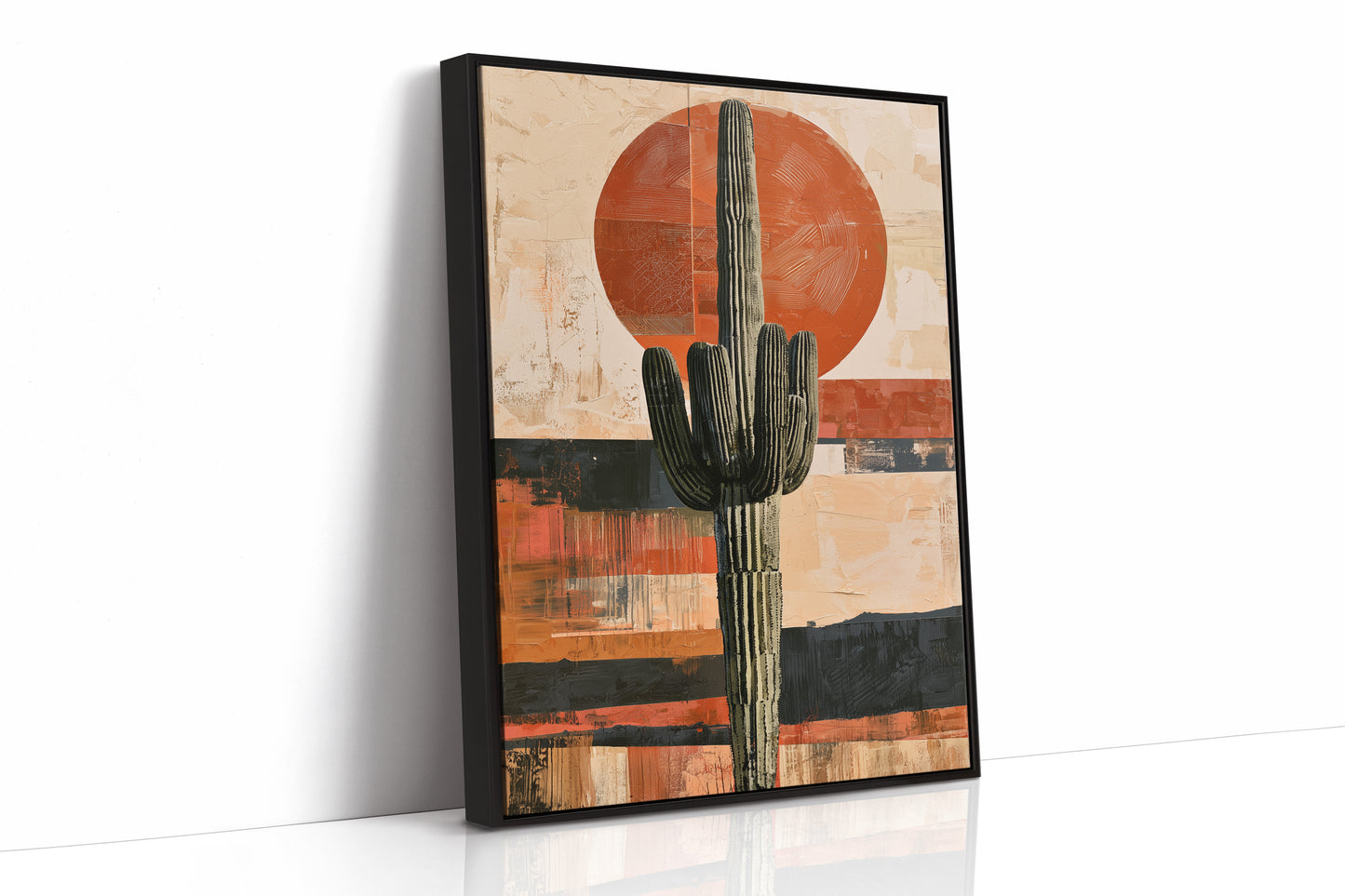 Textured Saguaro Sun Collage