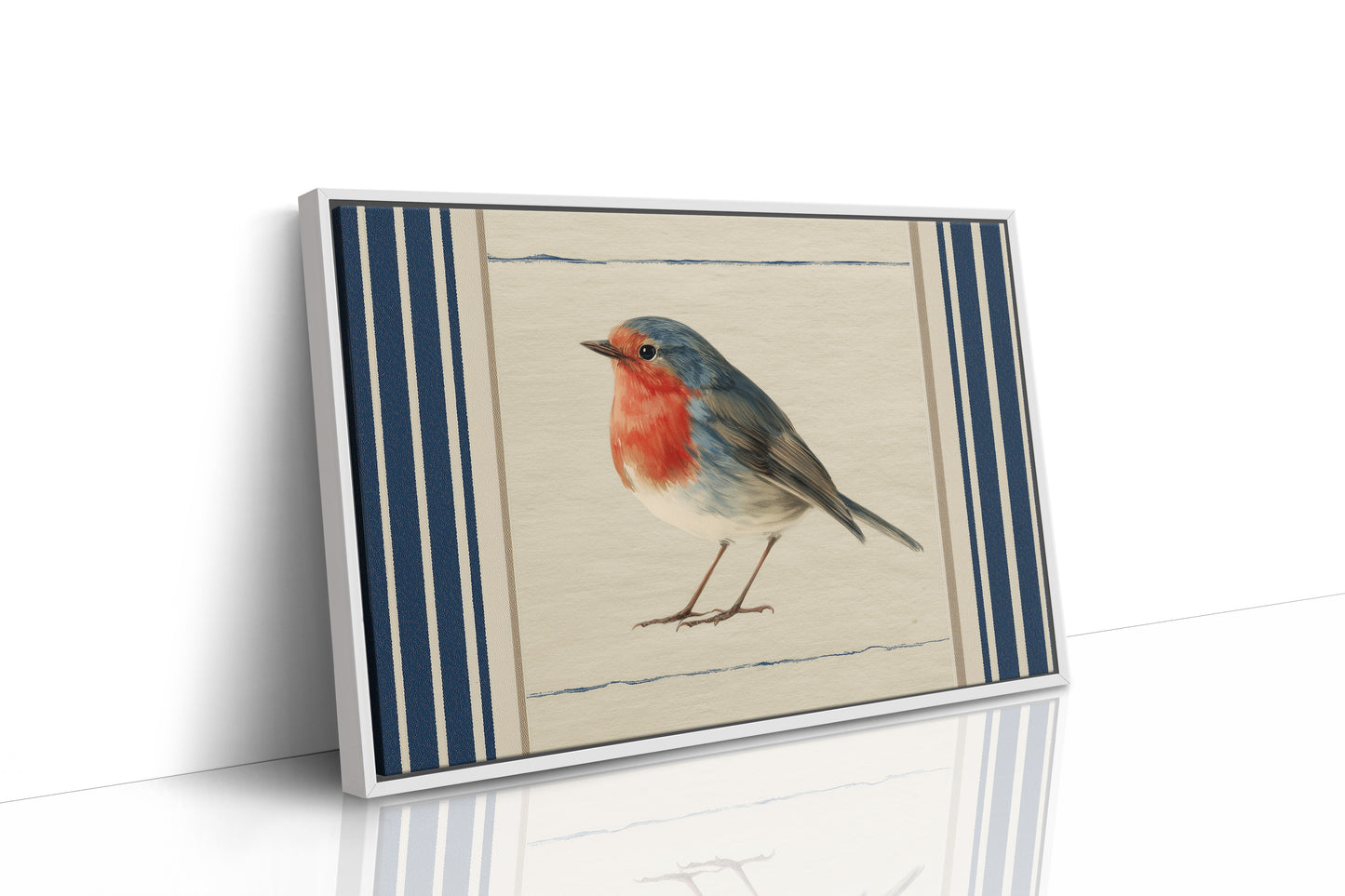 Robin Against the Linen Sky