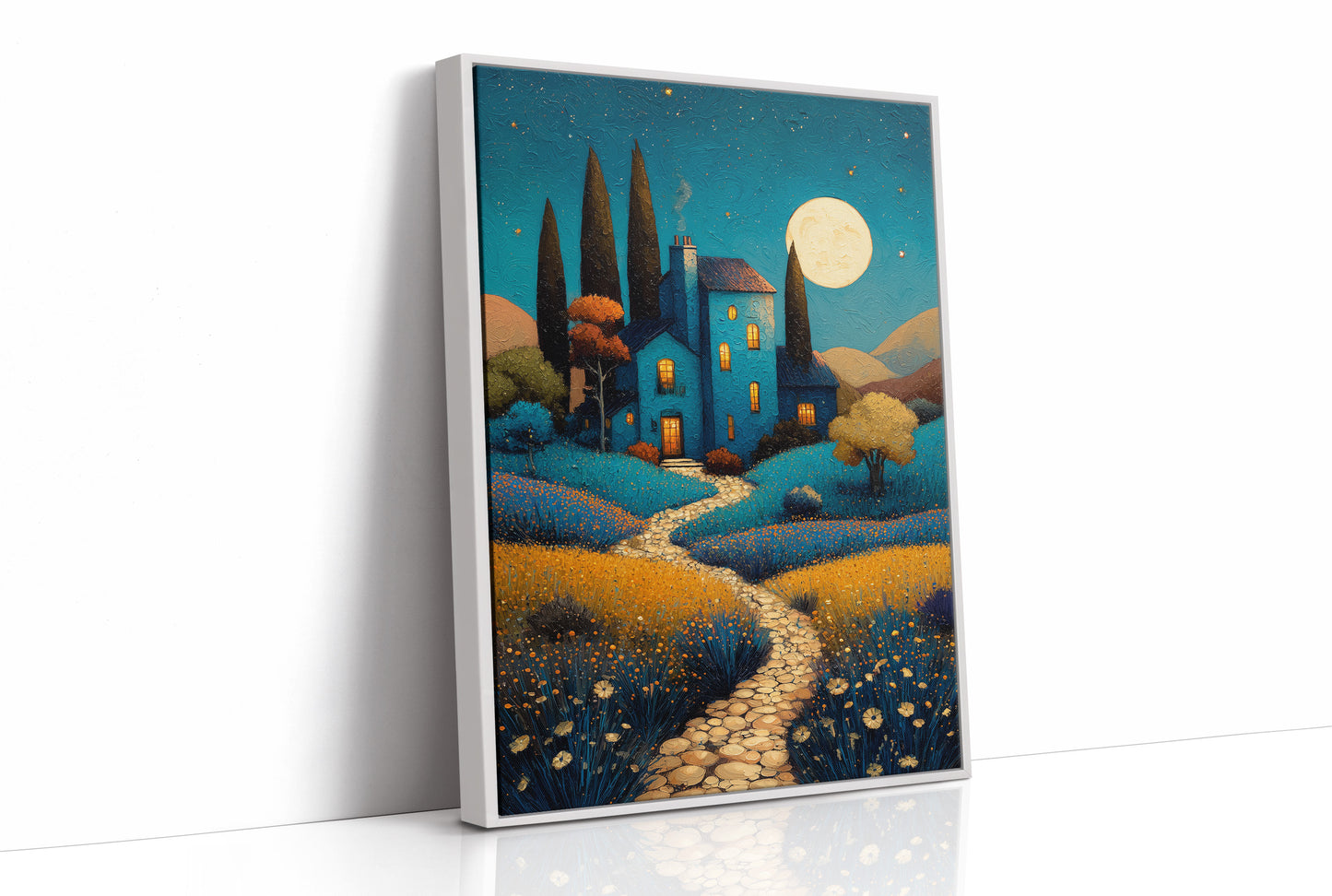 Moonlit Path To Tuscan Dreams