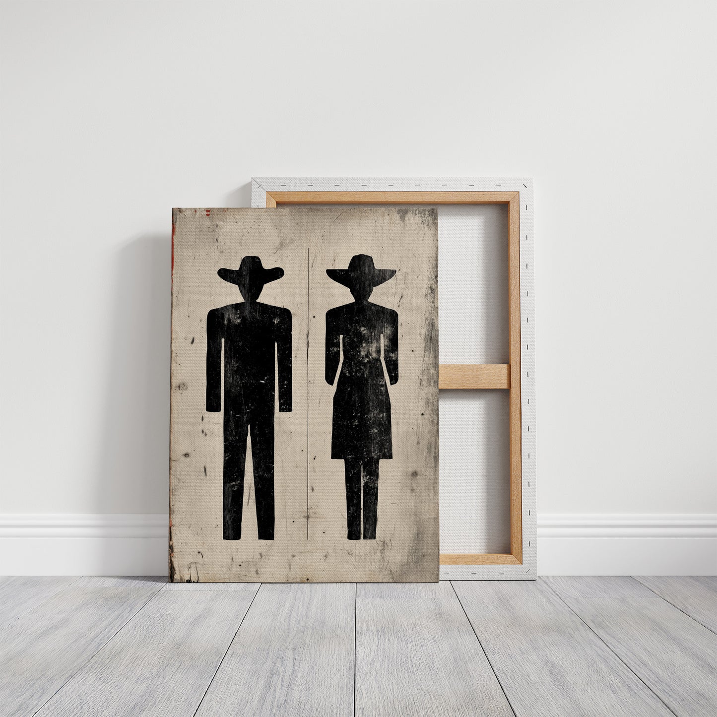 Western Restroom Silhouettes