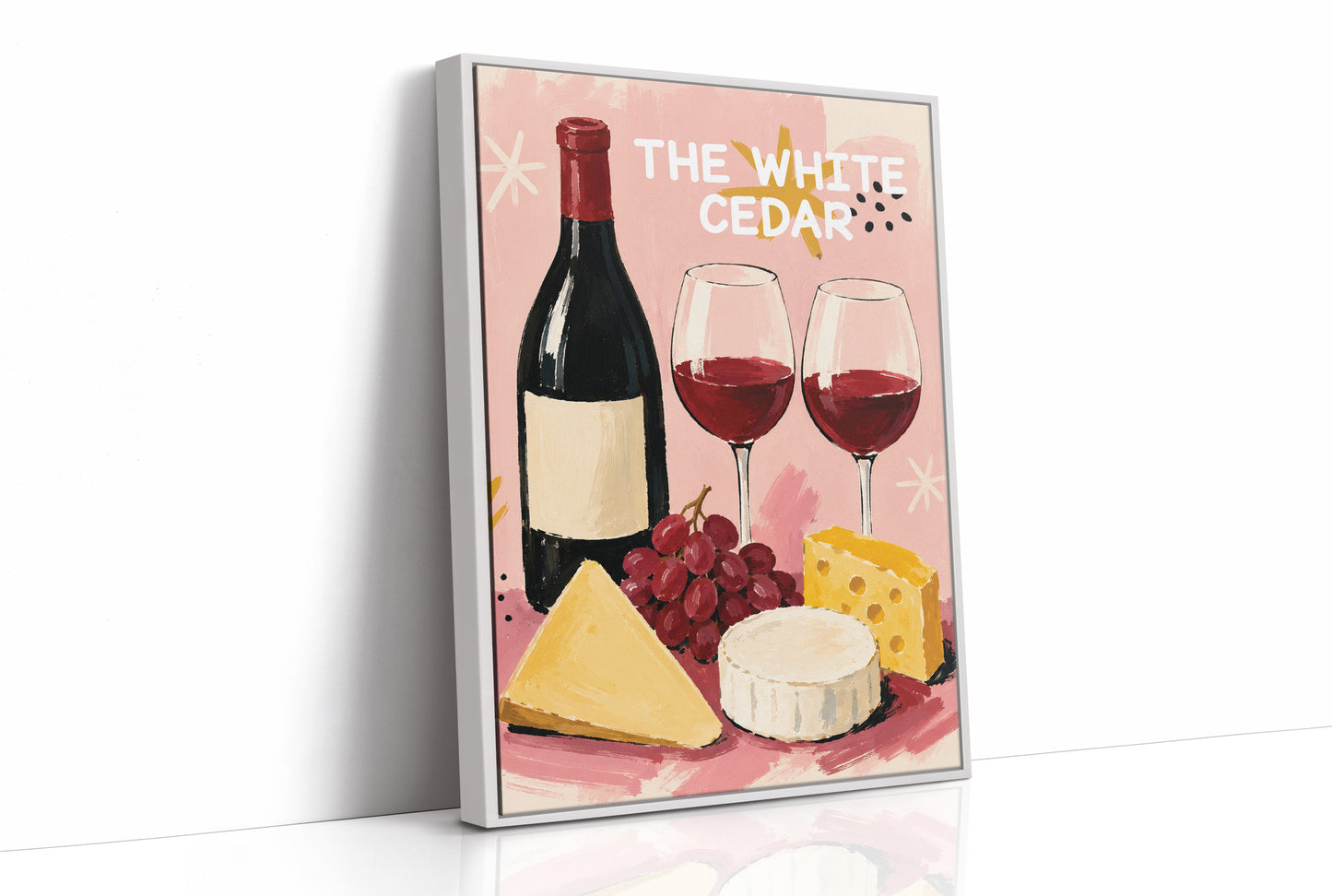 Wine & Cheese, Festive Pink