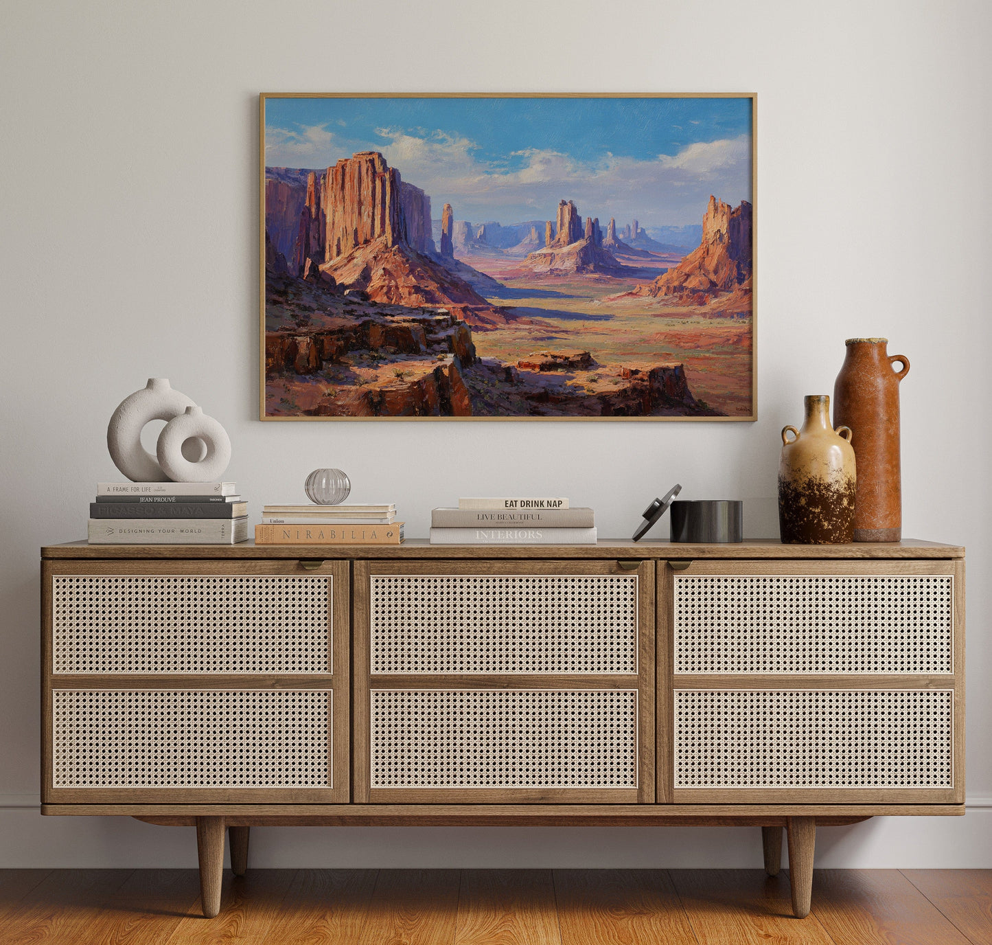 Monoliths Dance Under Desert Light