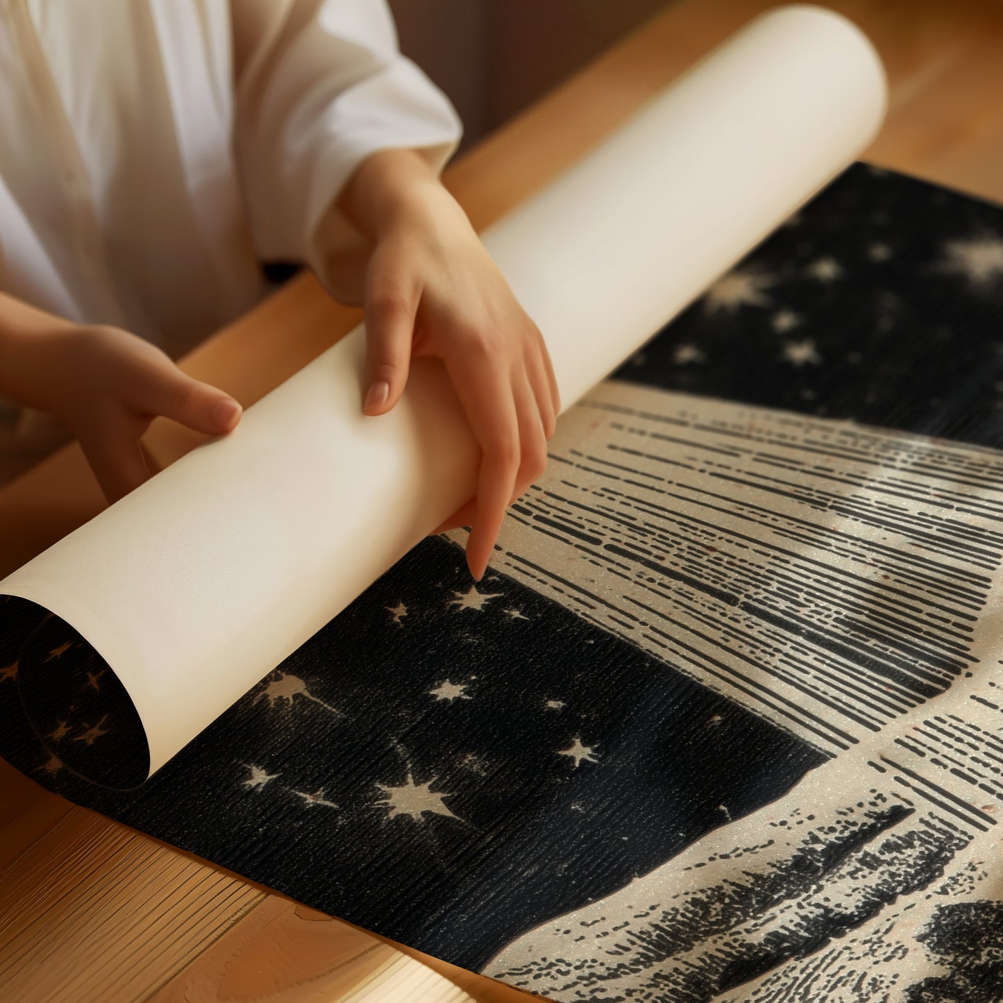 Cosmic Cowboys Meet Starlit Visitors