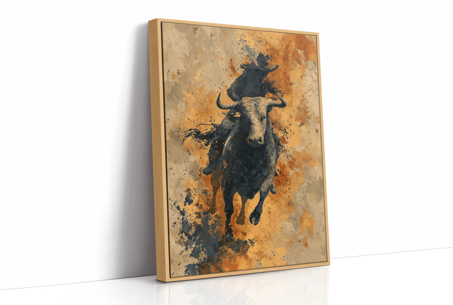 Bull Out of the Dust Storm