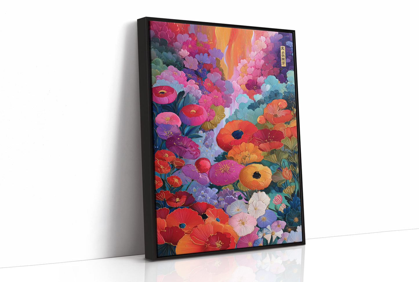 Poppies Dance In Twilight's Glow