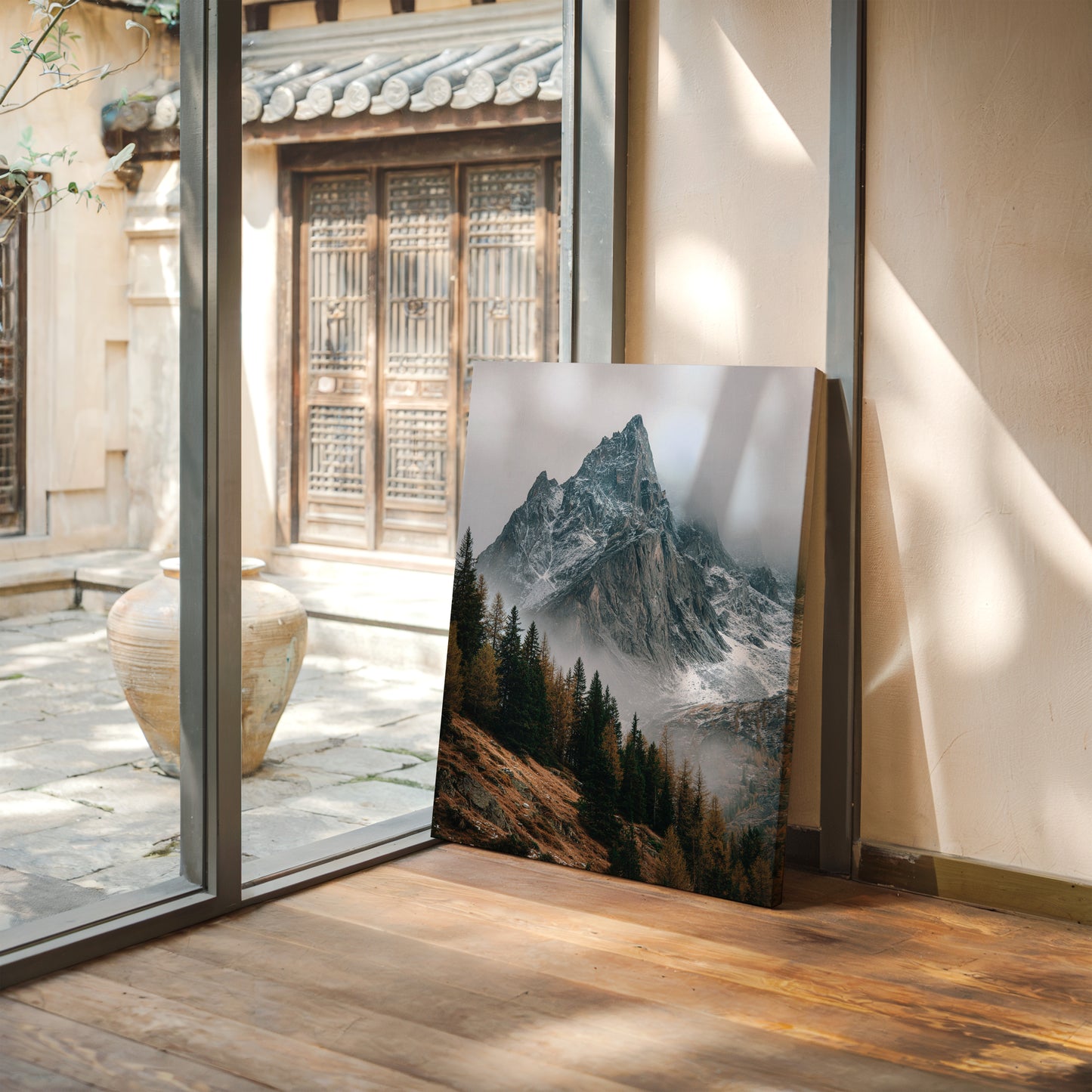 Where Peaks Greet the Clouds