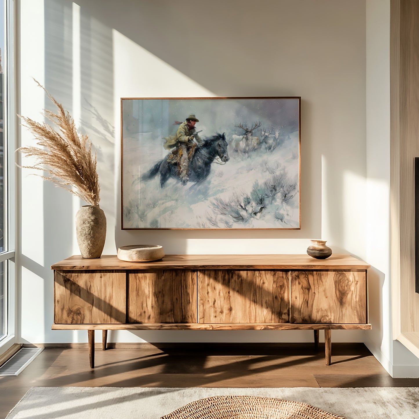 Wild Chase Through Winter Storm