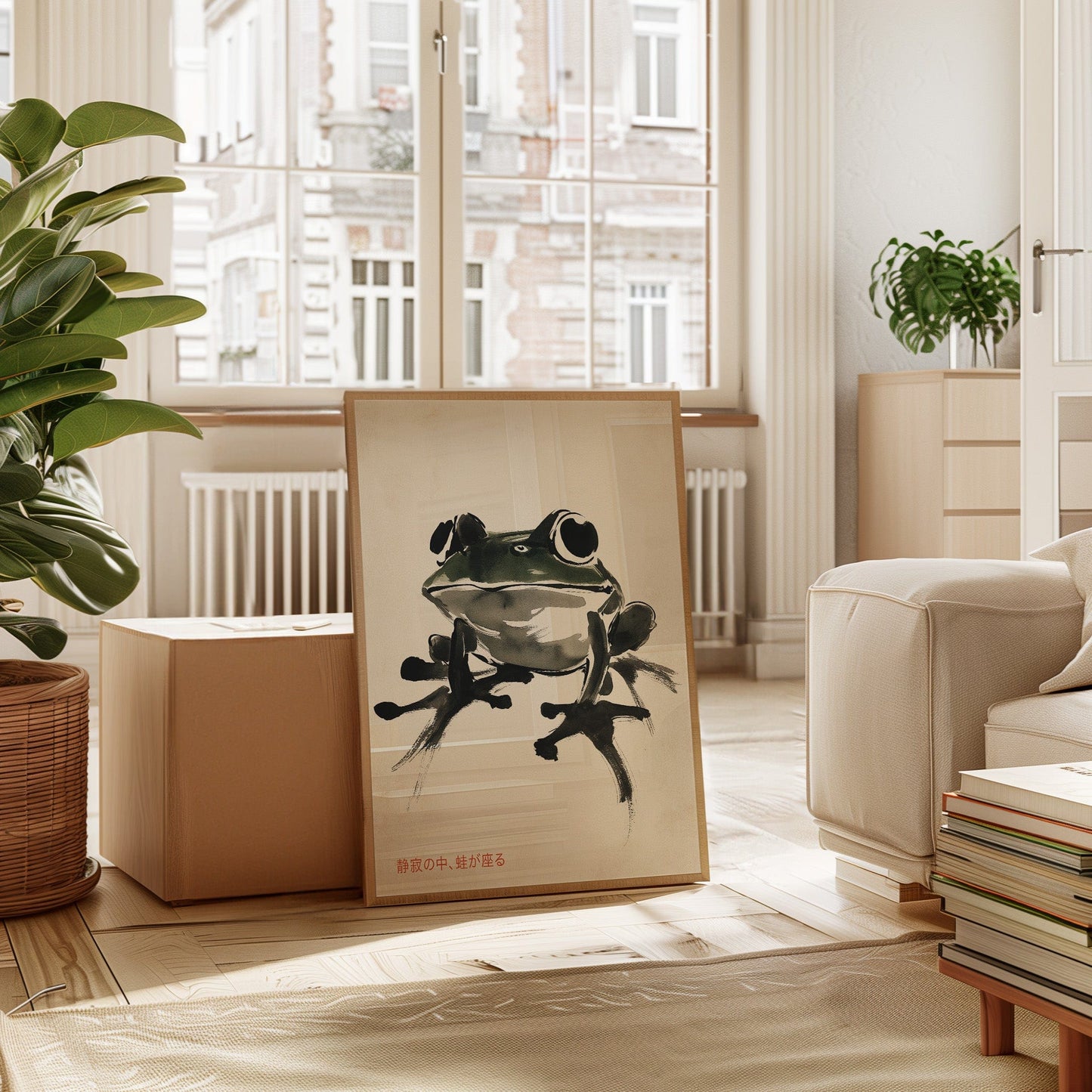 Zen Frog in Stillness