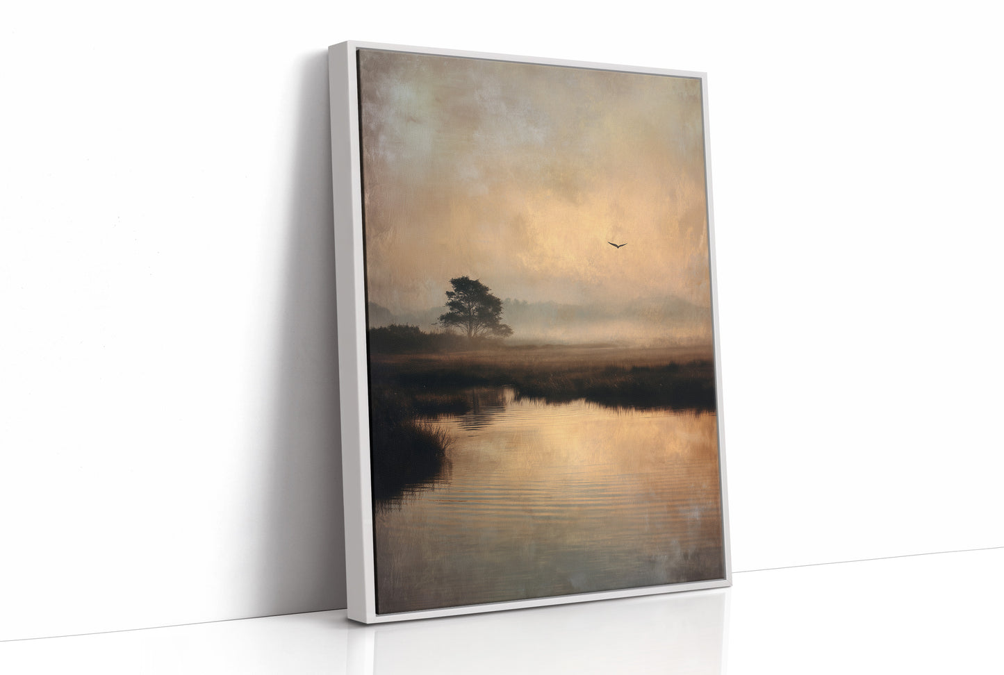 Lone Tree Meets Dawn Mist