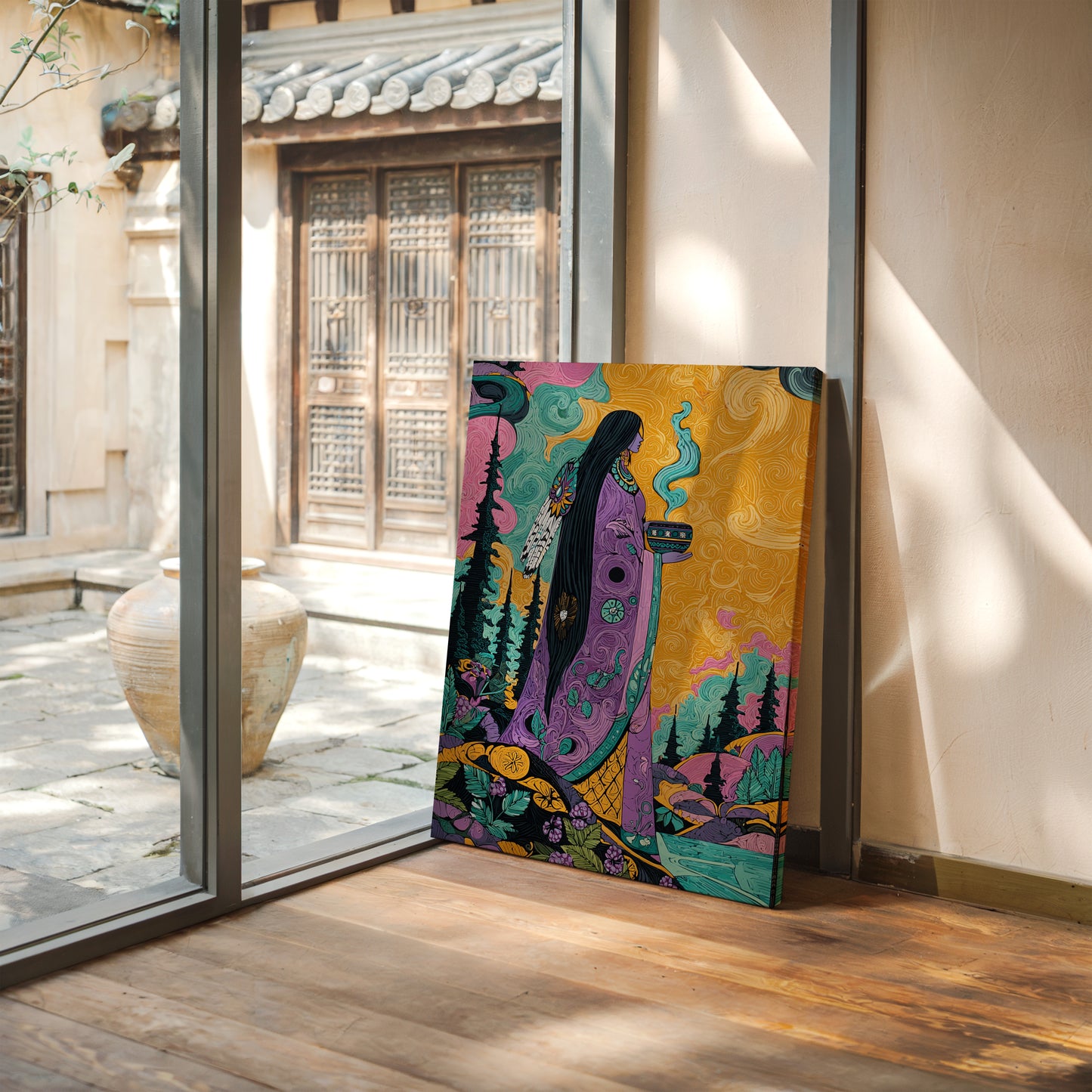 Ceremony Beneath the Painted Sky