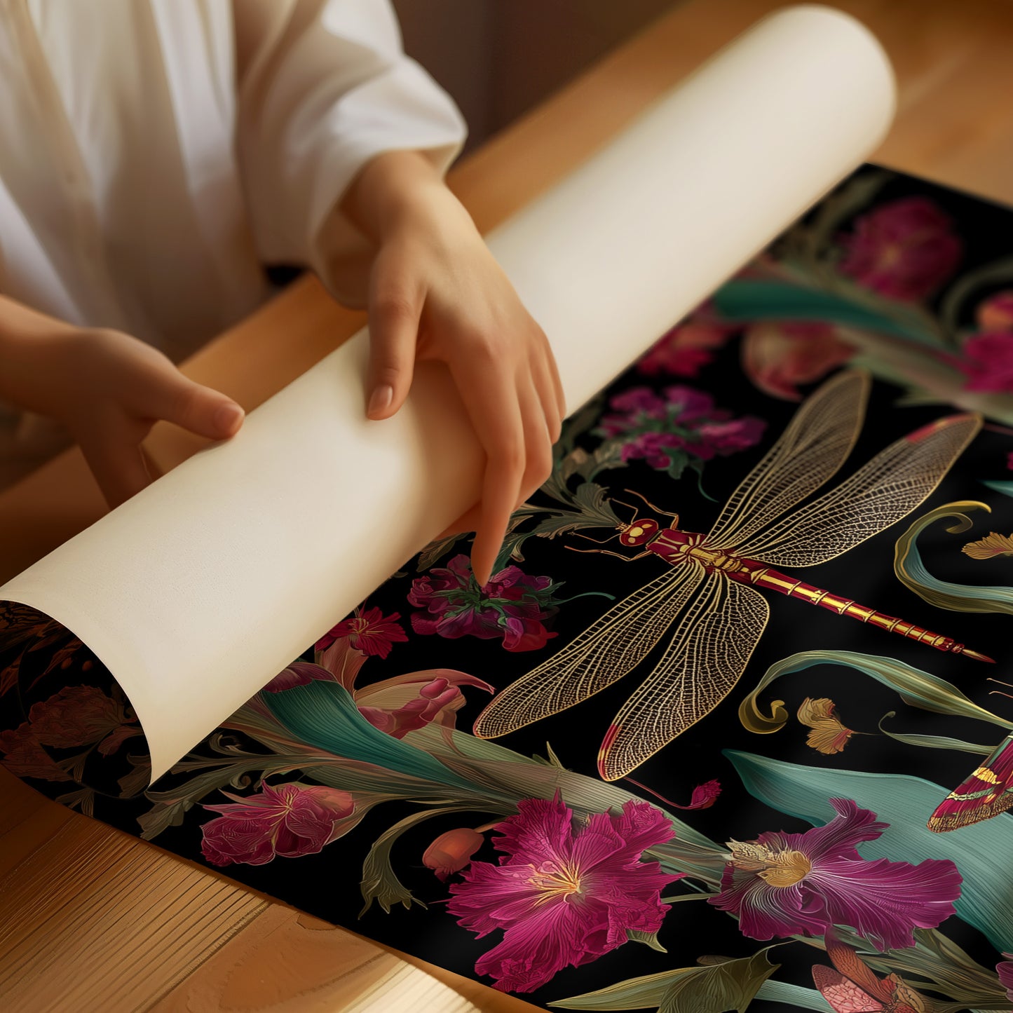 Midnight Garden's Golden Wings