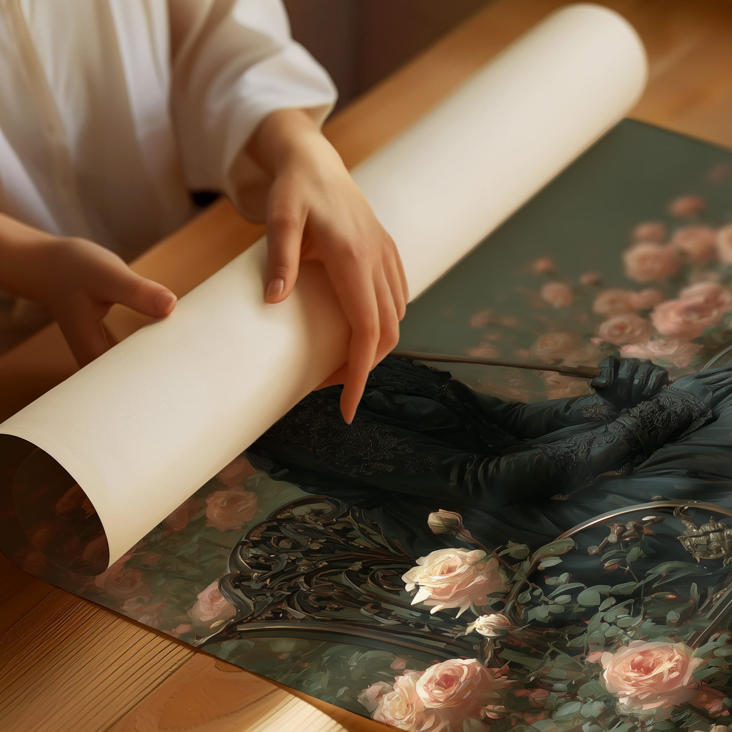 She Sat Among Roses, Unreadable