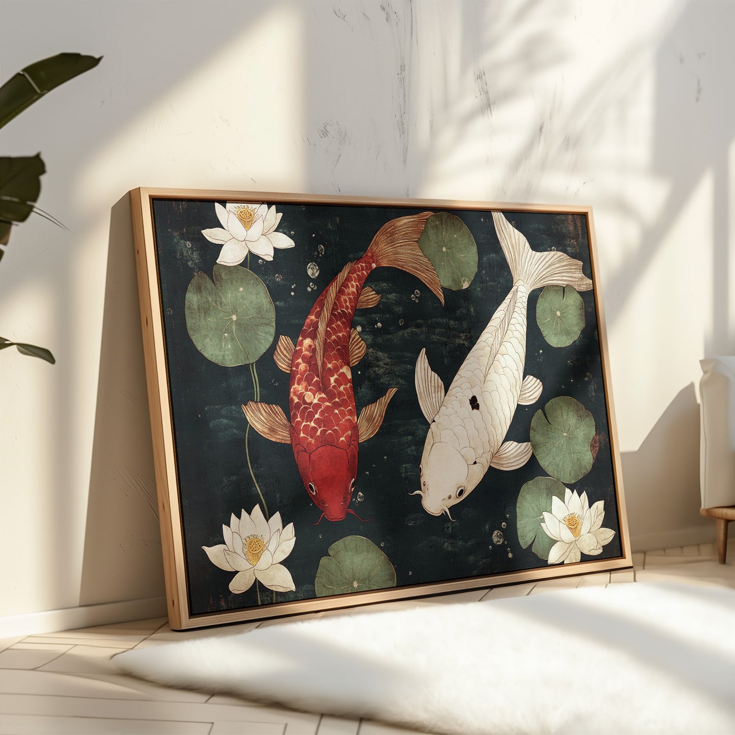 Koi Dance Among Lotus Dreams