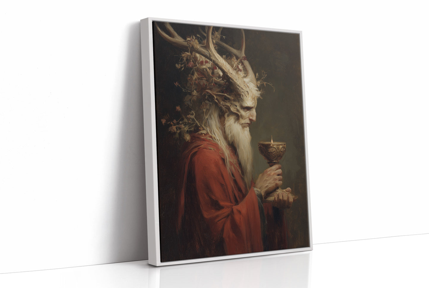 Forest Sage Holds Ancient Chalice