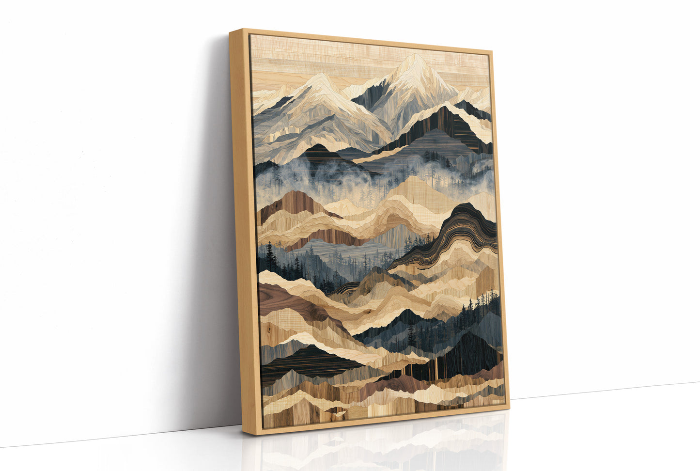 Mountains in Marquetry