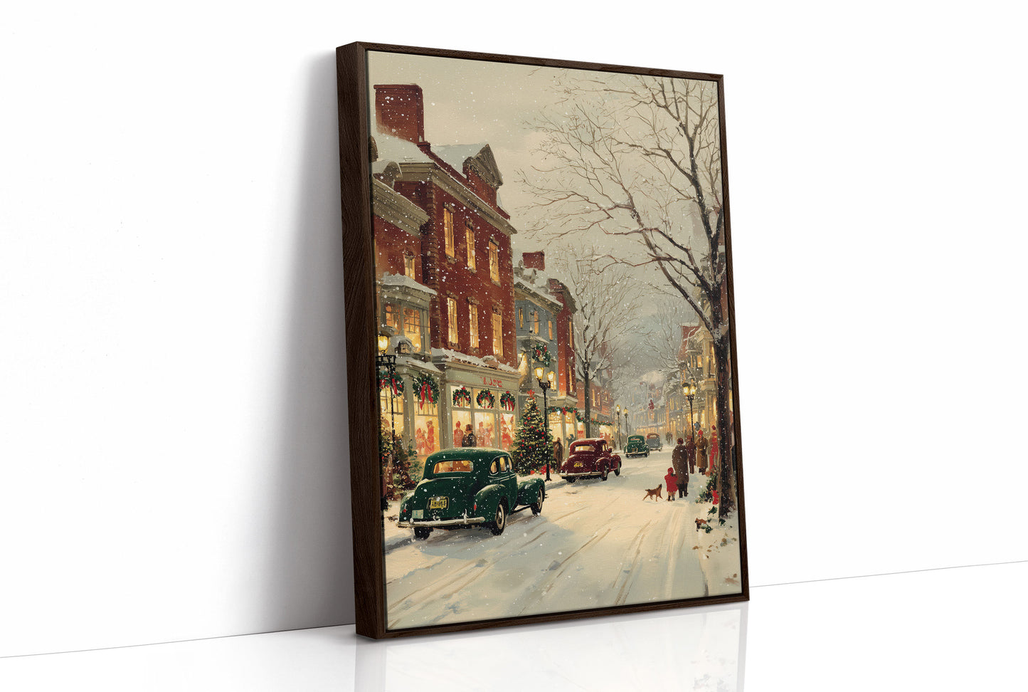 December Streets Remember Simpler Days