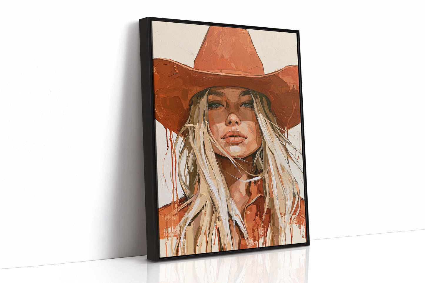 Rust Hat, Steady Gaze