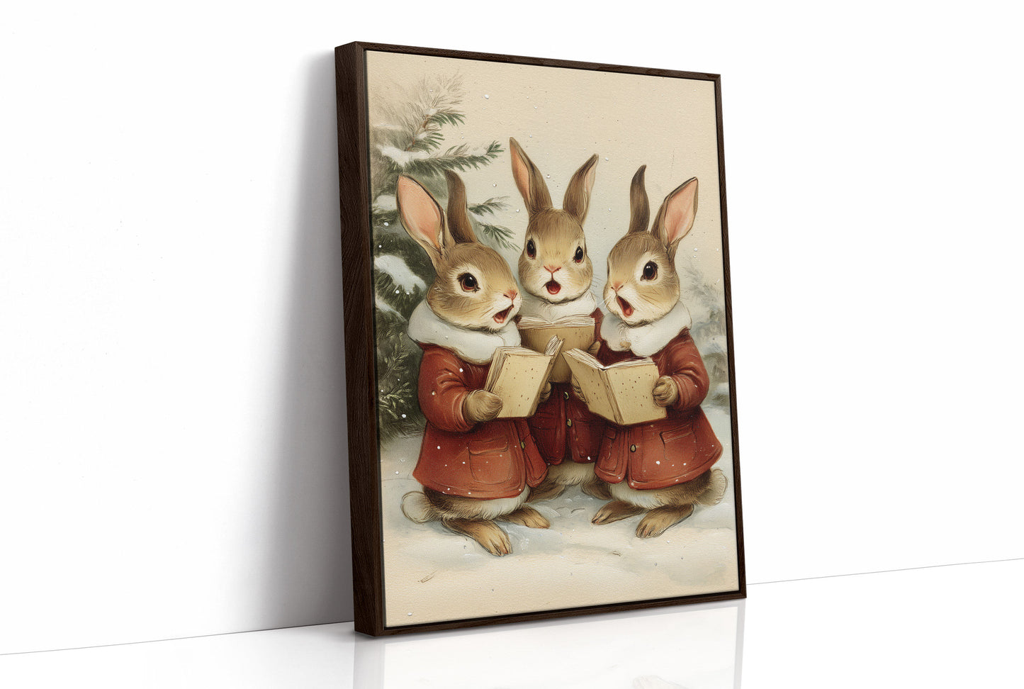 Winter Rabbits Sing Their Carols