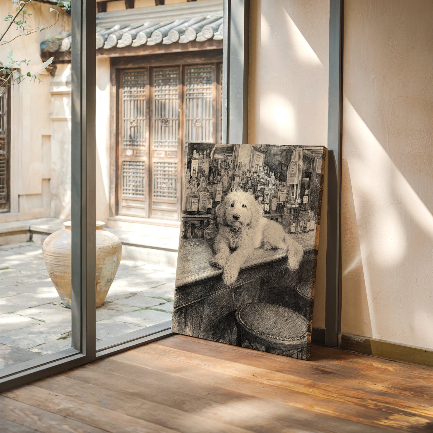 The Barkeeper's Loyal Companion
