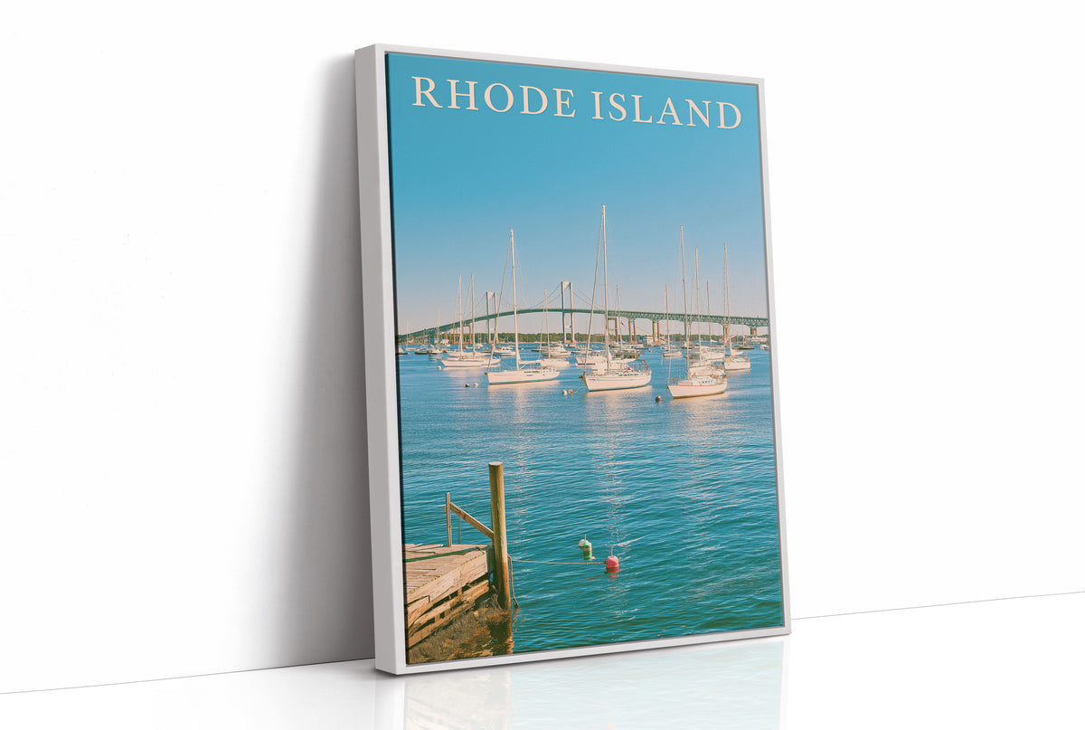 Newport Bridge Harbor Morning