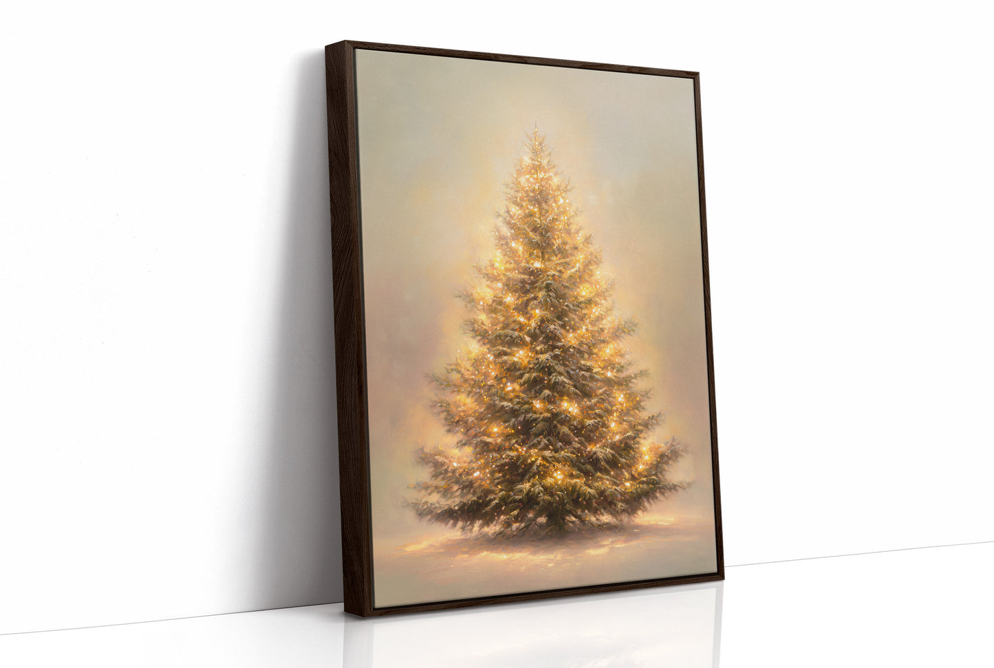 Evergreen Tales In Golden Mist