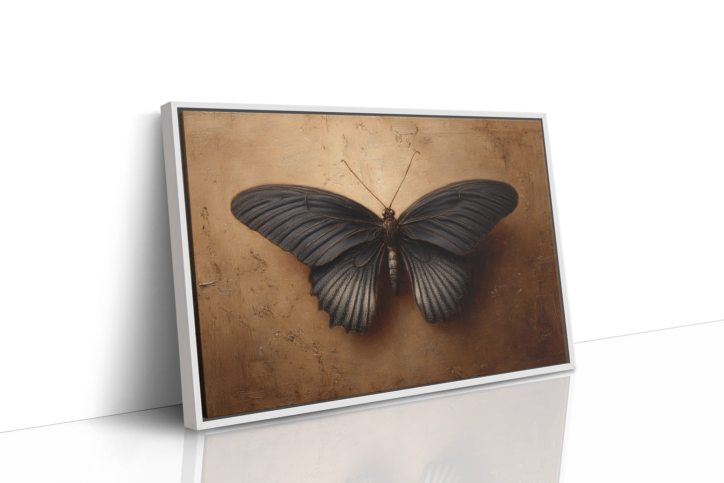 Midnight Wings on Gold