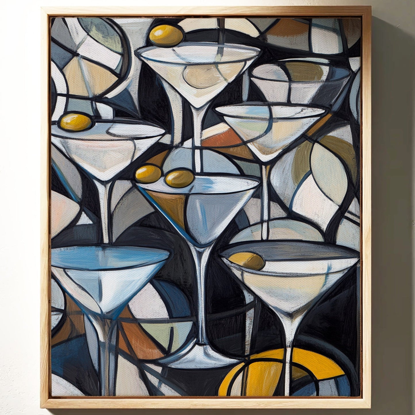 Martinis Dance In Cubist Night