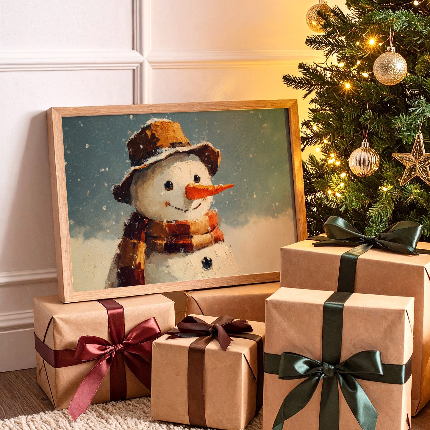 Frosty Wears His Favorite Hat