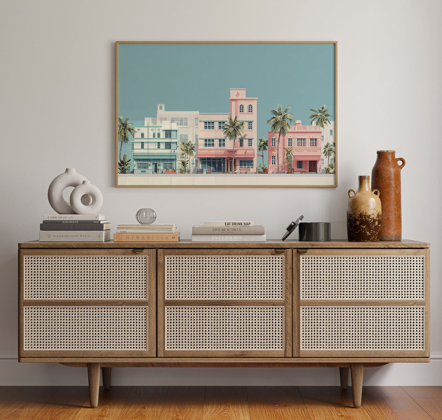 Pastel Dreams Along Ocean Drive