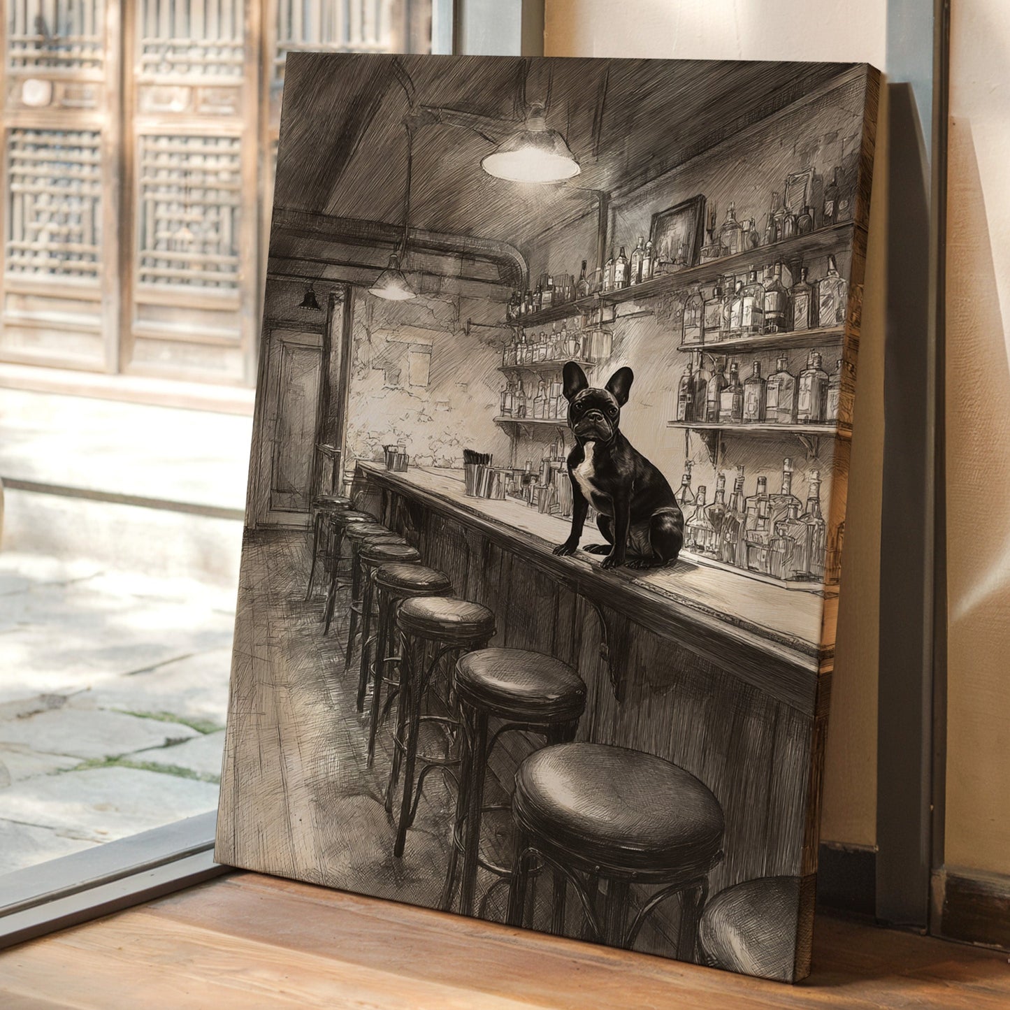 Beneath The Bar's Gentle Glow