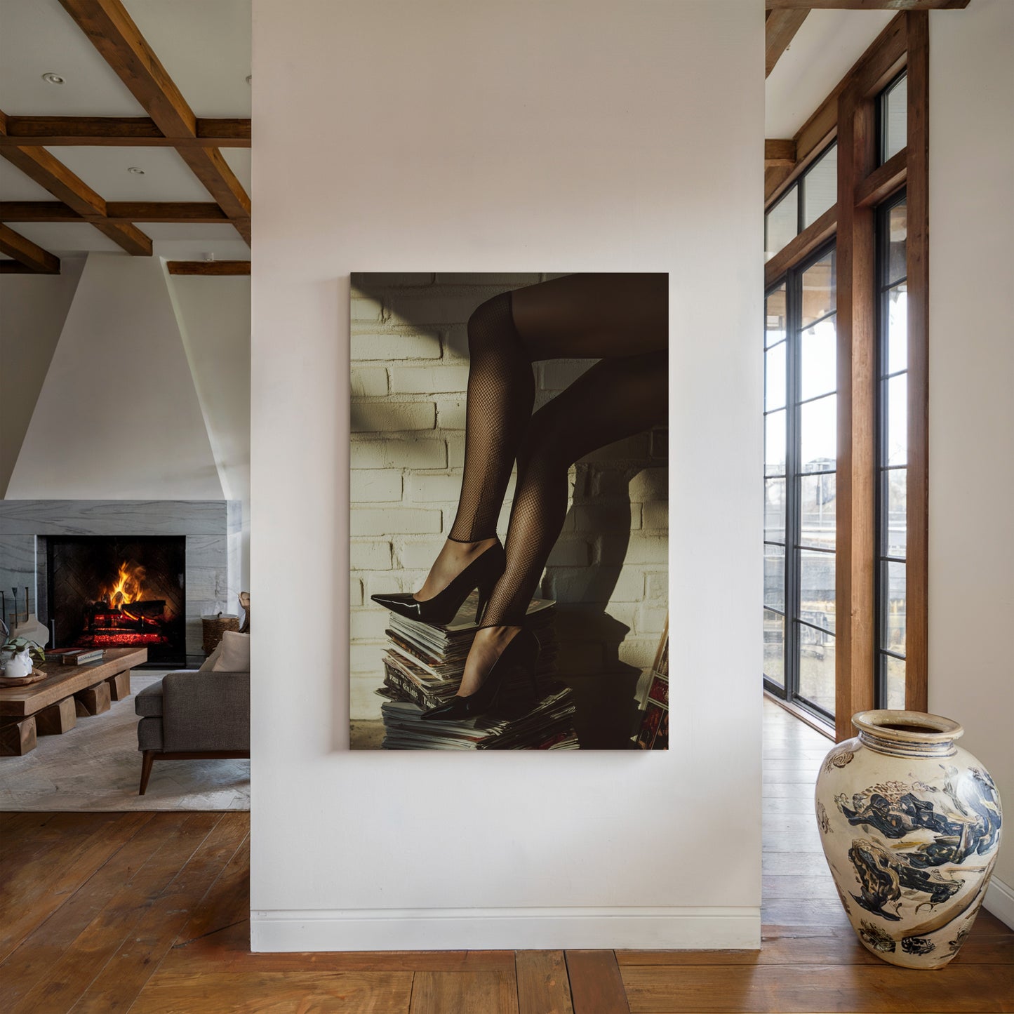 Vinyl Stacks and Velvet Legs