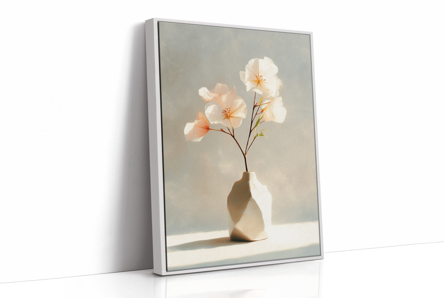 Delicate Blossoms in Blush and Cream