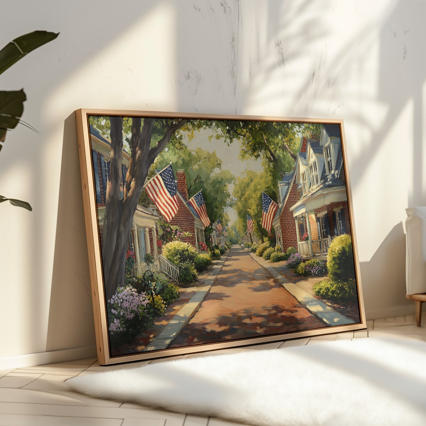 Summer Glory On Colonial Lane