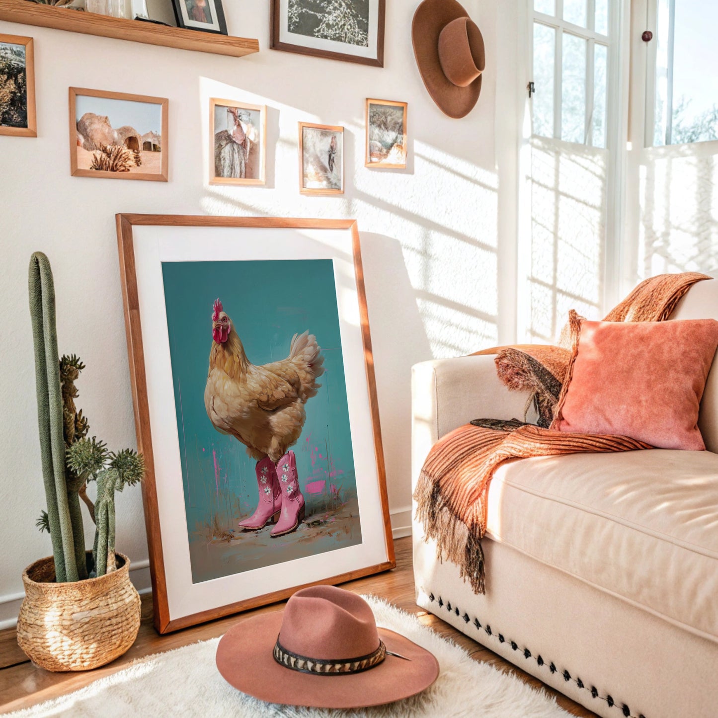 Barnyard Diva Borrows Pink Boots