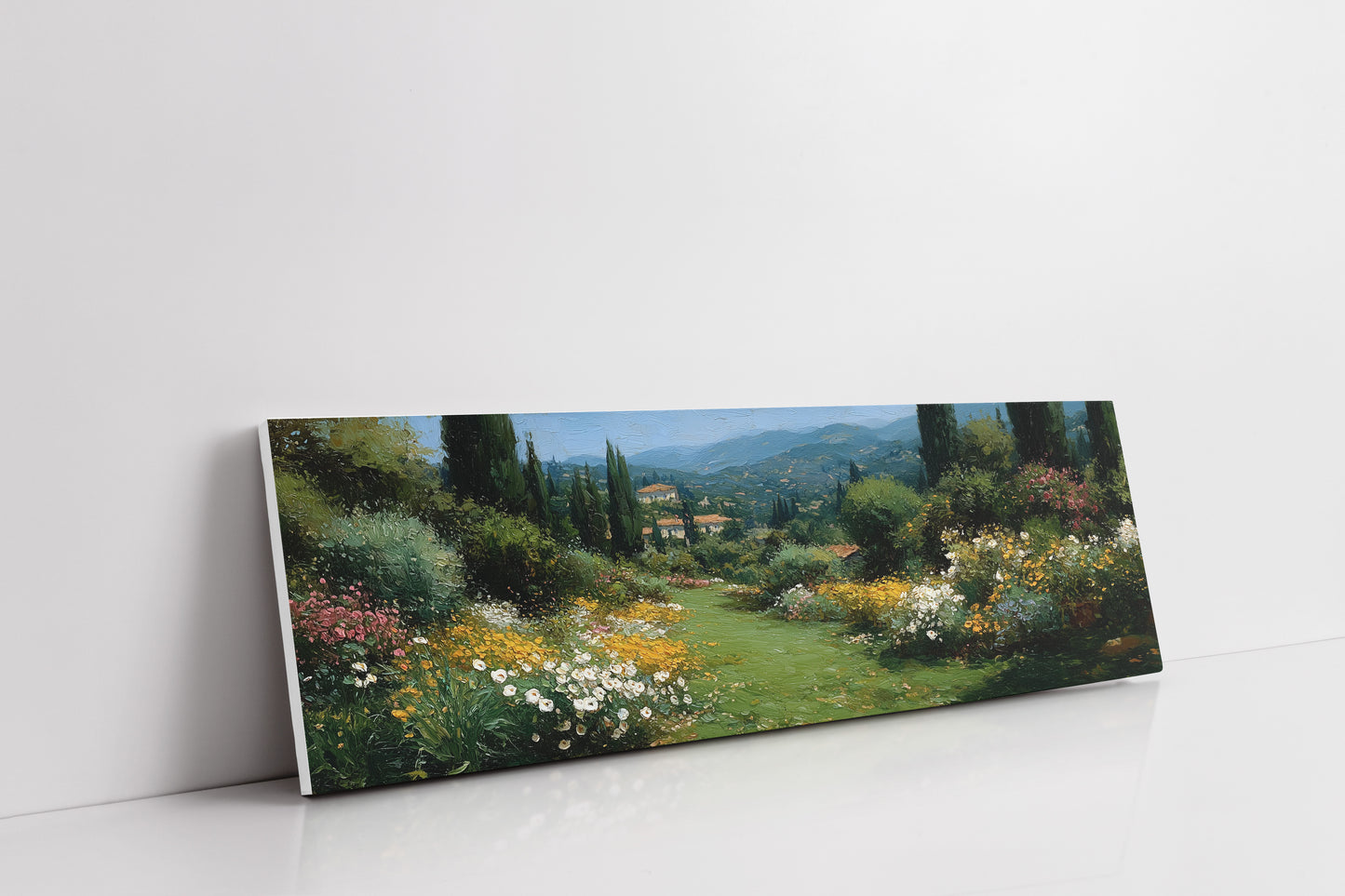 Sunlit Garden Path In Tuscany