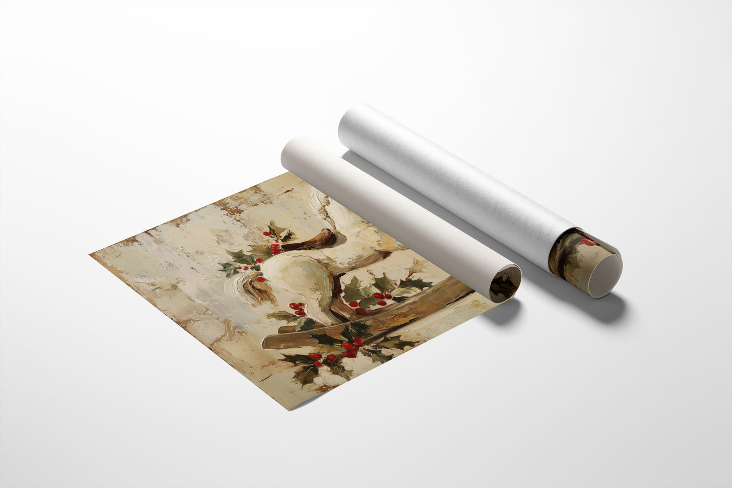 Rocking Horse in Winter Stillness