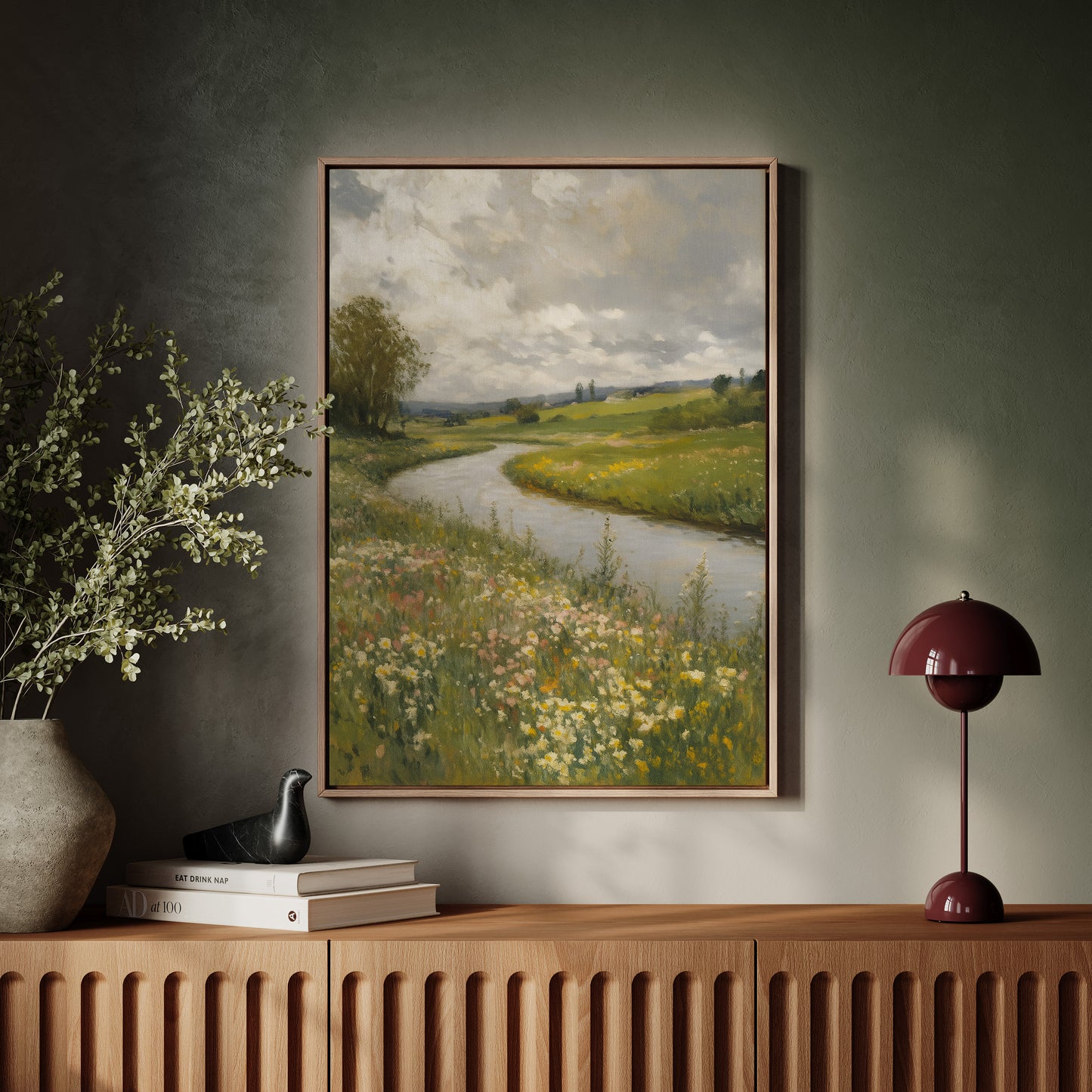 Wildflowers Along the Winding River