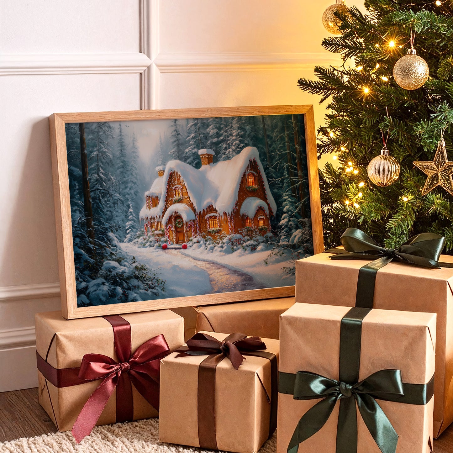 Gingerbread Dreams In Winter Woods